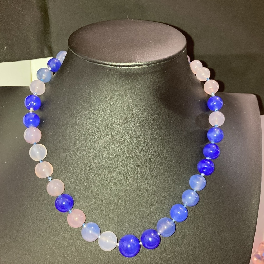 Vintage Iolite Gemstone Necklace